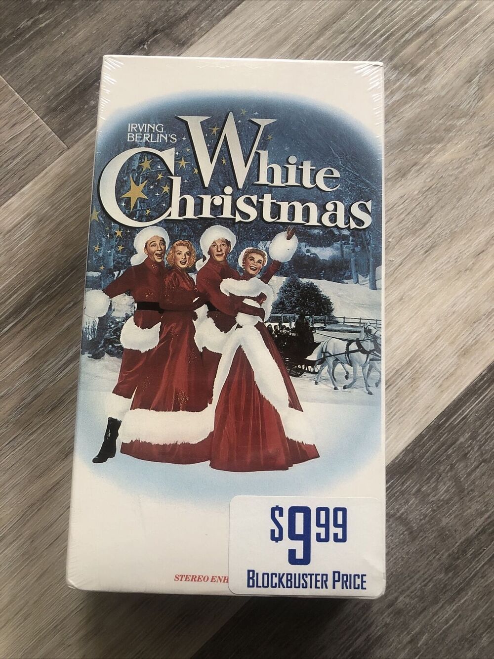 WHITE CHRISTMAS - IRVING BERLIN'S - VHS - BING CROSBY - NEW SEALED